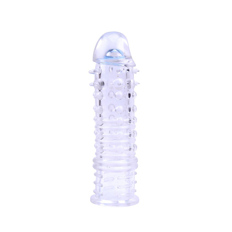 Chisa - Swirls - Geribbelde Penis Sleeve - Transparant