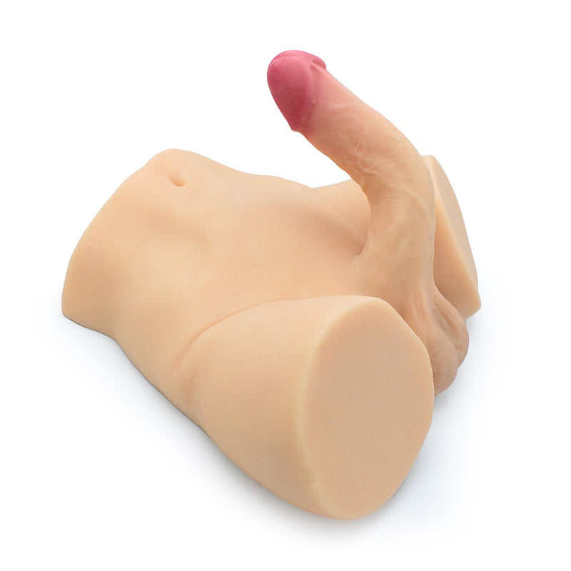 Kiotos - Masturbator Plus Dildo - Nr. 22 - TPE - Lichte Huidskleur