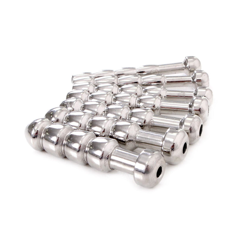 Kiotos - Penis Plug Set - Urethral Trainer Kit - 7 Holle Penisplugs - RVS