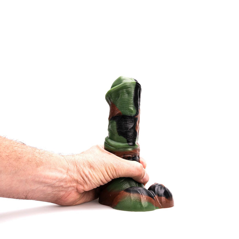 Kiotos Revolt - Dildo Fantasie - Green Army - 01 - Large - 20,5 x 5 cm