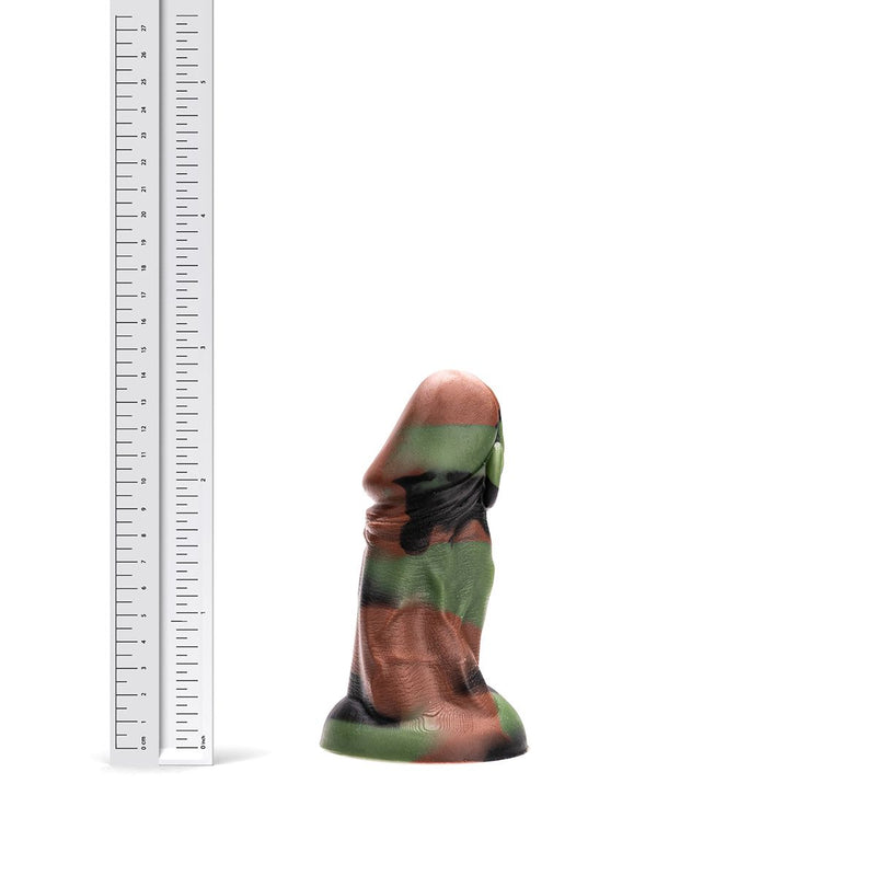Kiotos Revolt - Dildo Fantasie - Green Army - 05 - Medium - 14,5 x 5 cm
