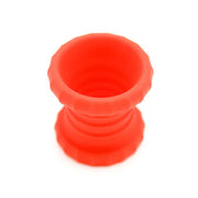 Kiotos - 2 in 1 Siliconen Cockring & Ball Stretcher - Extra Hoog - Rood/Groen