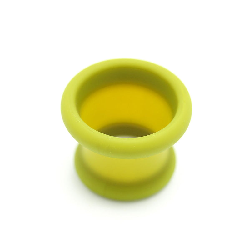 Kiotos - 2 in 1 Siliconen Cockring & Ball Stretcher - Rood/Groen