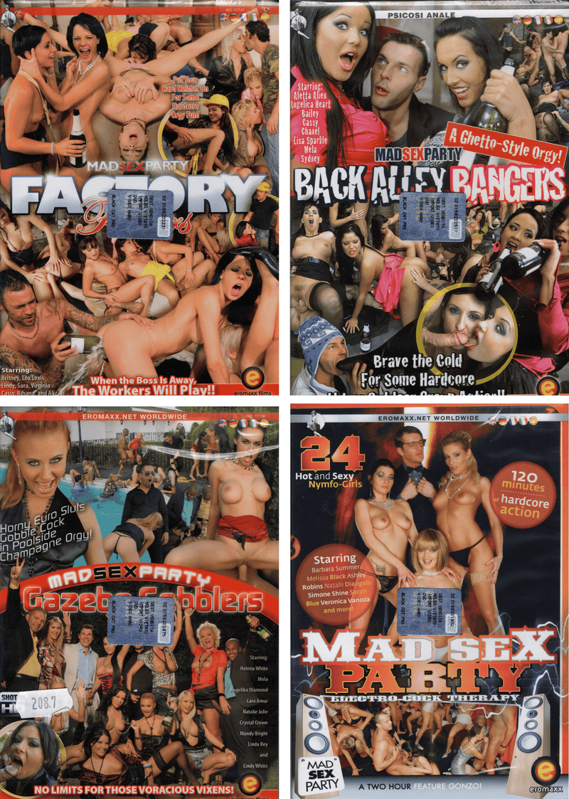 Erotische DVD - Mad Sexparty A 8-Pack-Erotiekvoordeel.nl