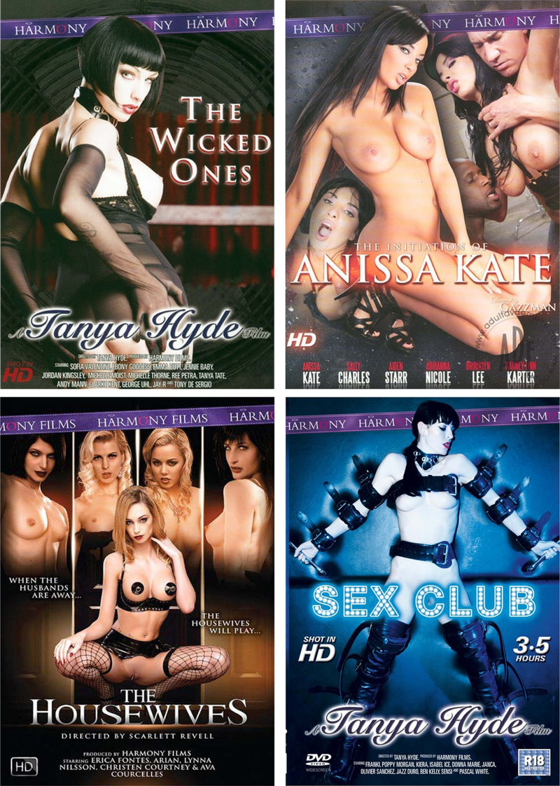 Erotische DVD - Harmony - Set van 8 DVD's - Pack D-Erotiekvoordeel.nl