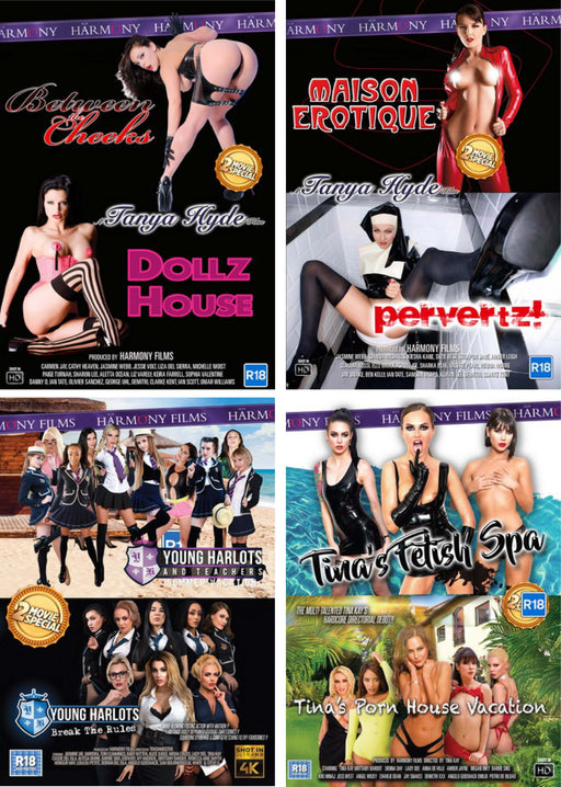 Erotische DVD - Harmony - Set van 8 DVD's - Pack D-Erotiekvoordeel.nl