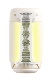 Tenga - Puffy Masturbator - Custard Yellow