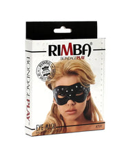 Rimba - Open oogmasker Van Leer Met siernieten