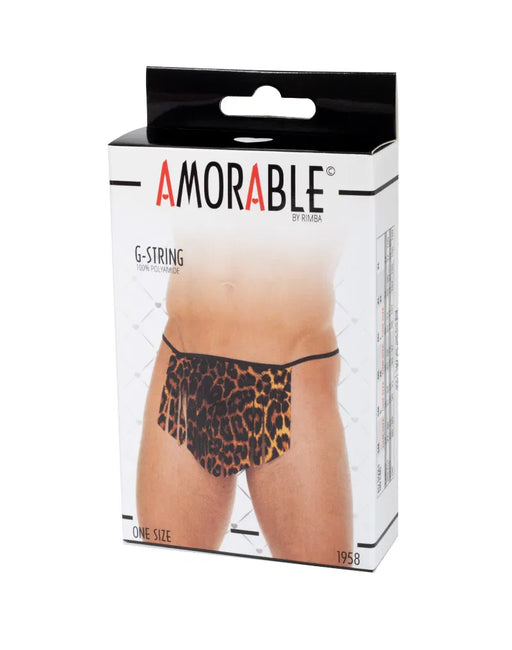 Amorable - Erotische Jungle String Voor Heren - Panterprint
