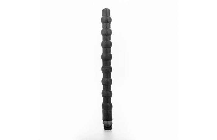 Anal Probe - Beaded - Siliconen Anaal Douche - Zwart