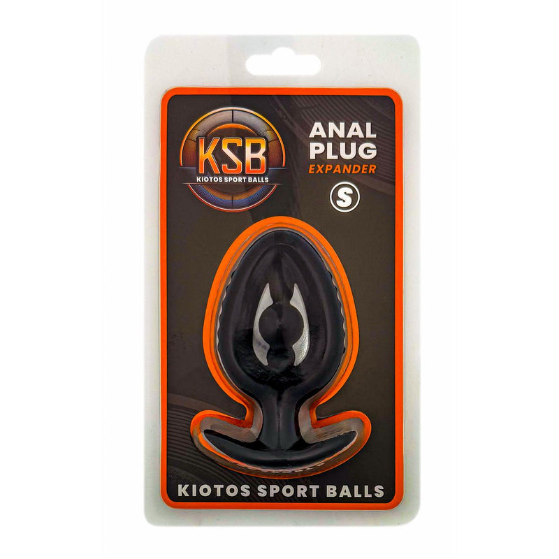 Kiotos - Siliconen Anaal Plug - Expander met Kraal - Zwart