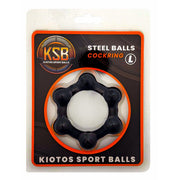 Kiotos - Siliconen Cockring met 6 Stalen Balletjes