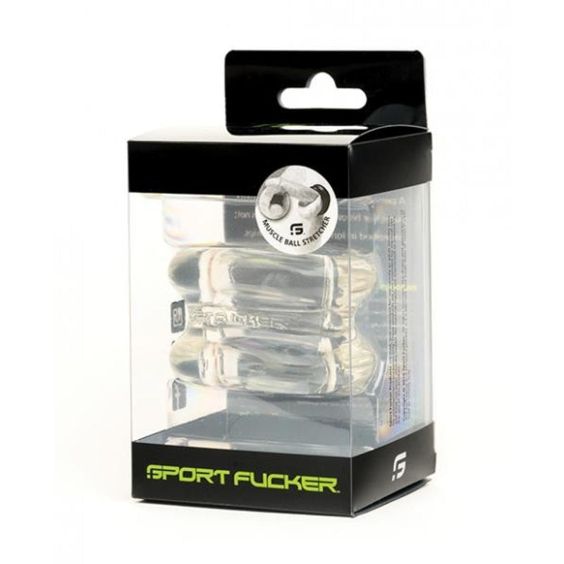 Sport Fucker - Muscle - Ball Stretcher - TPE - Transparant