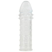 SuperMe - Extra Texture - Penis Sleeve - Transparant-Erotiekvoordeel.nl